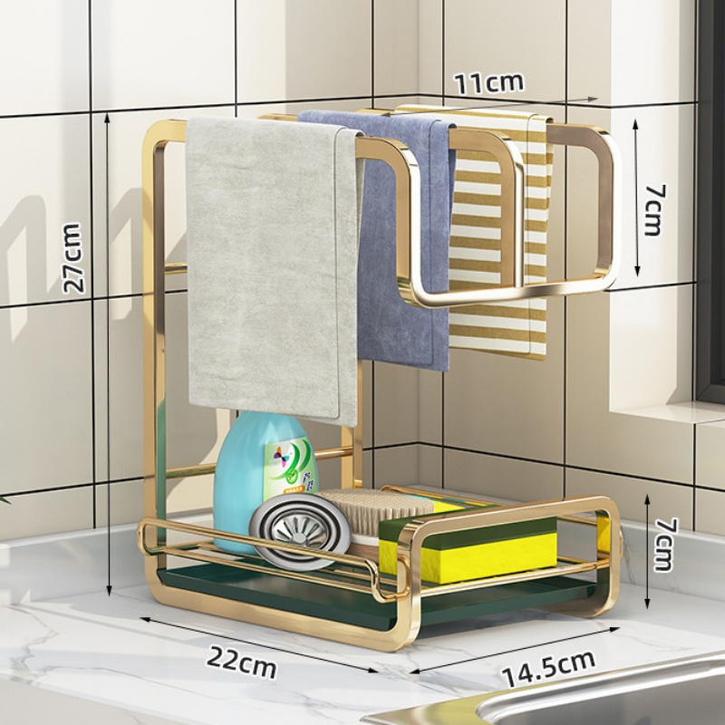 Lightweight kitchen storage rack