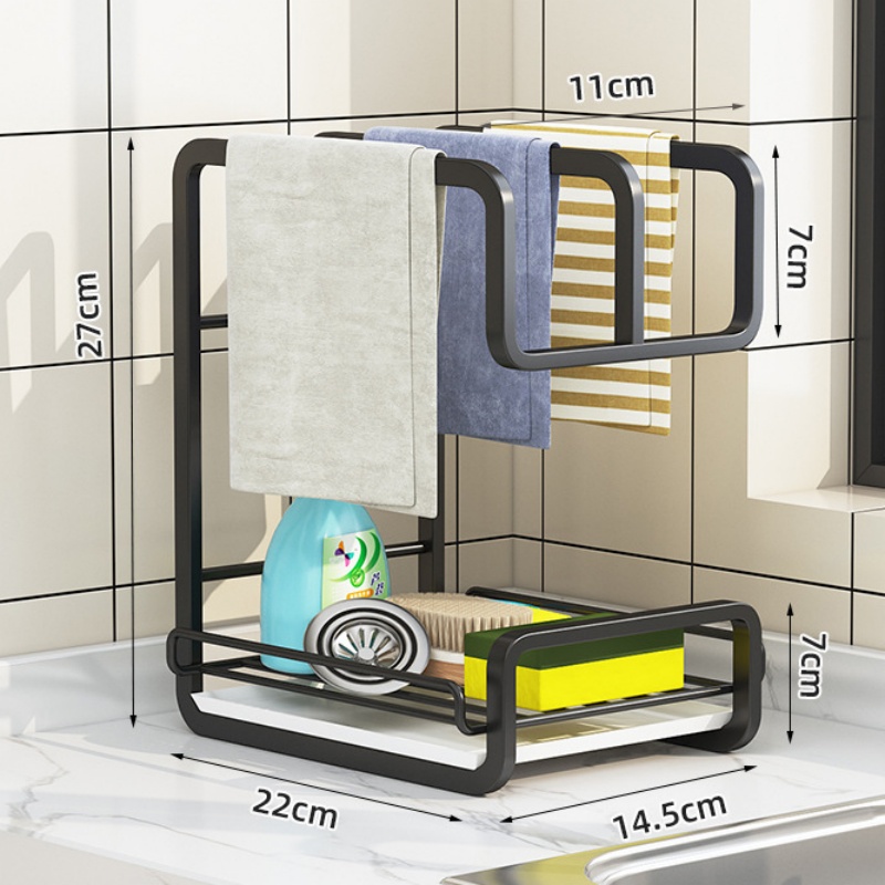 Lightweight kitchen storage rack