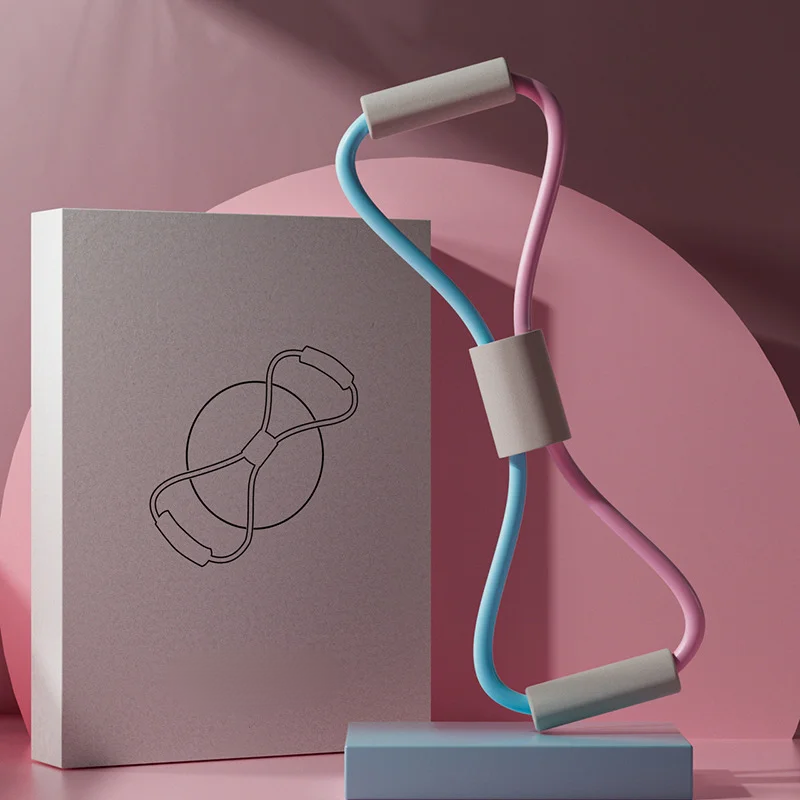 Assorted color 8-shaped Exercise Cord