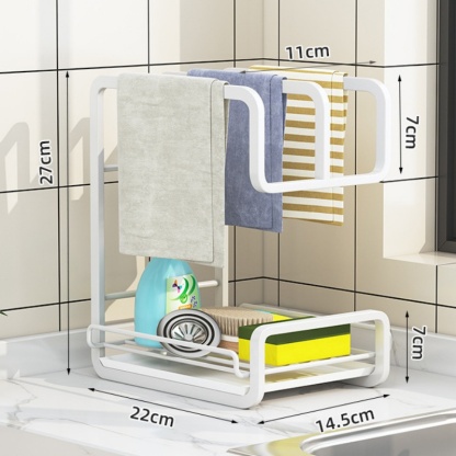 Lightweight kitchen storage rack