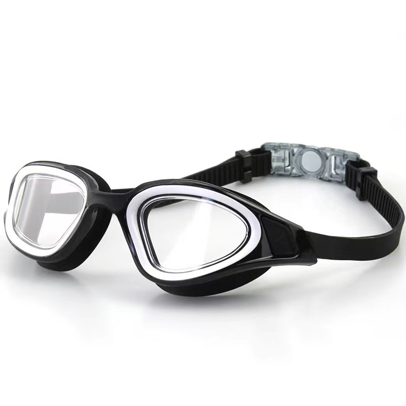 High-definition anti-fog UV protection high-quality silicone swimming goggles