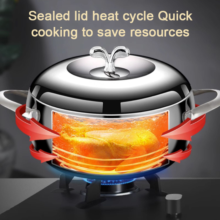 Multifunctional stainless steel pot