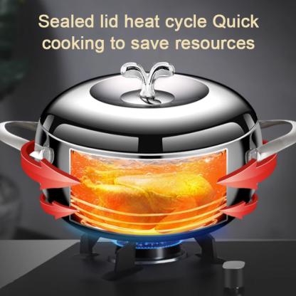 Multifunctional stainless steel pot