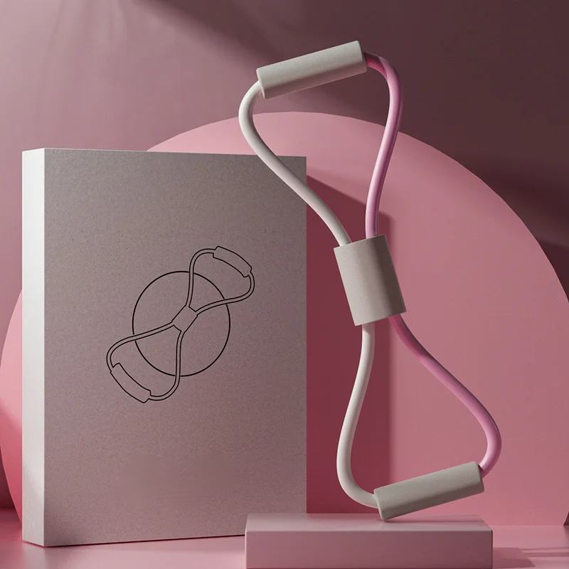 Assorted color 8-shaped Exercise Cord