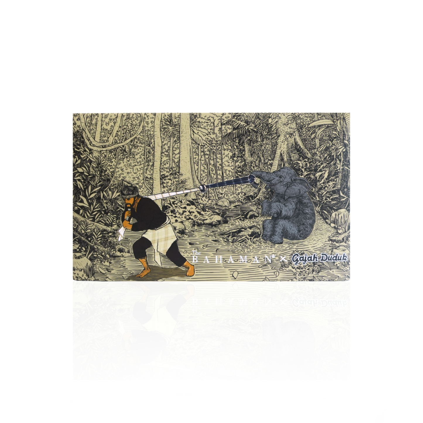 SAMPING PELIKAT THE BAHAMAN X GAJAH DUDUK -  BROWN 