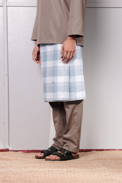 SAMPING - CHECKED DUSTY GREEN