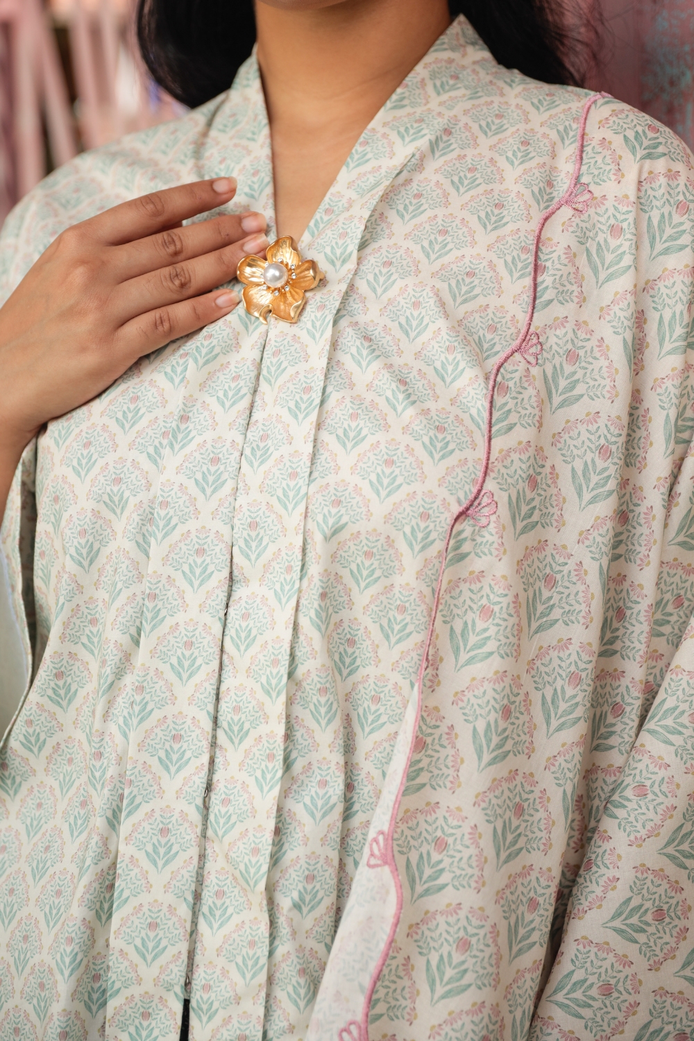 KEBAYA ROGAYAH - EMERALD GREEN 