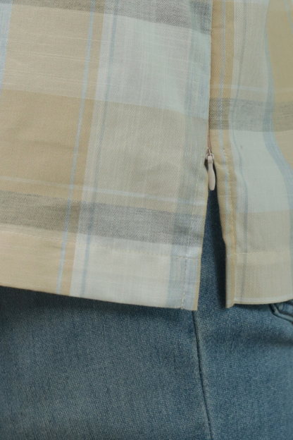 SAMPANA - CHECKED SOFT BROWN