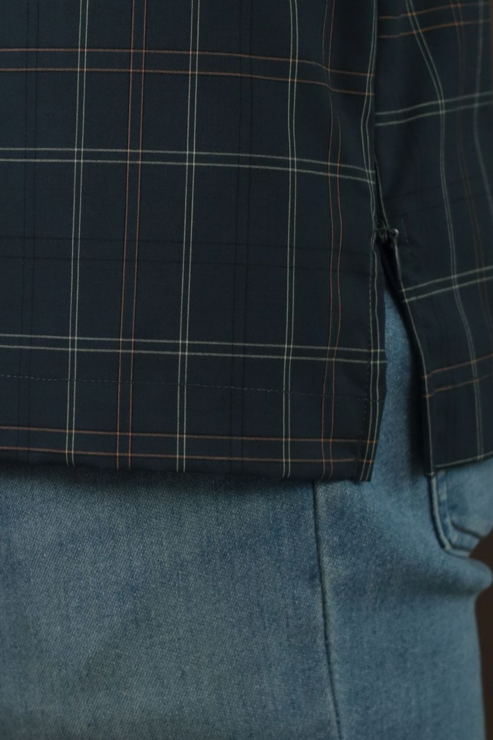 SAMPANA - CHECKED DARK GREY