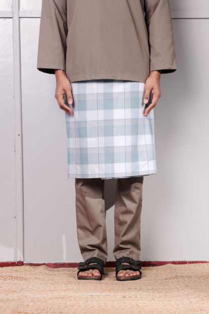 SAMPING - CHECKED DUSTY GREEN