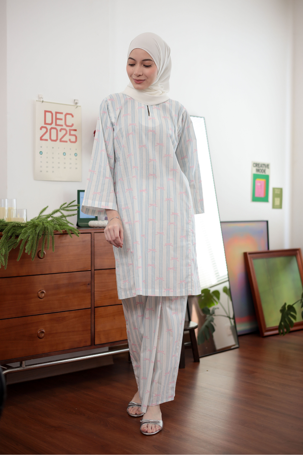 KURONG LELA - BLUE & BOW