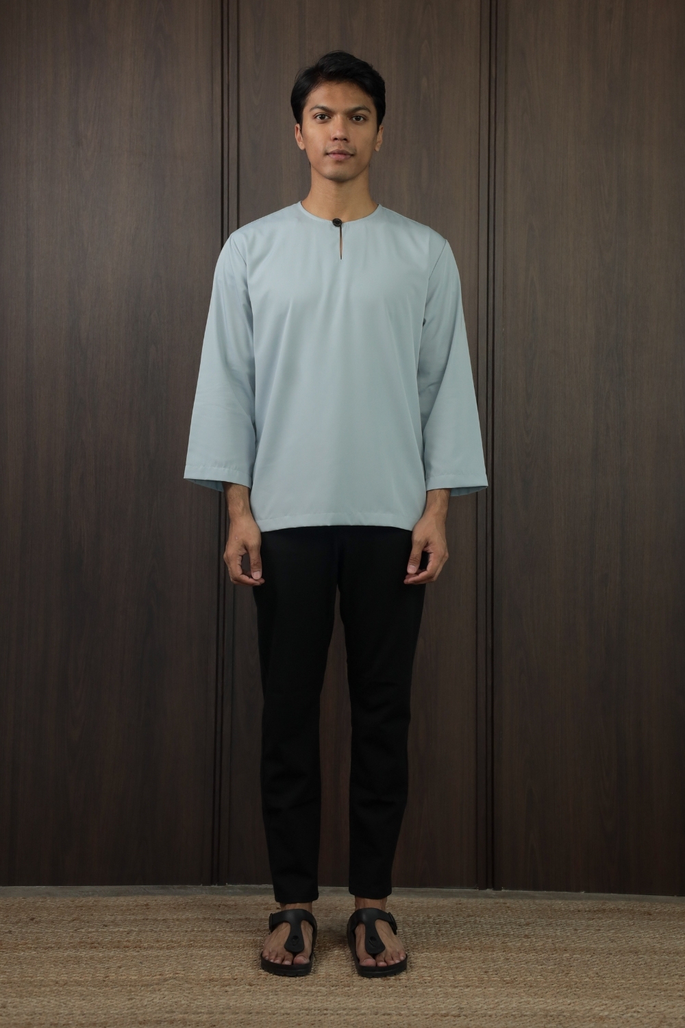 SAMPANA PLAIN - DUSTY BLUE