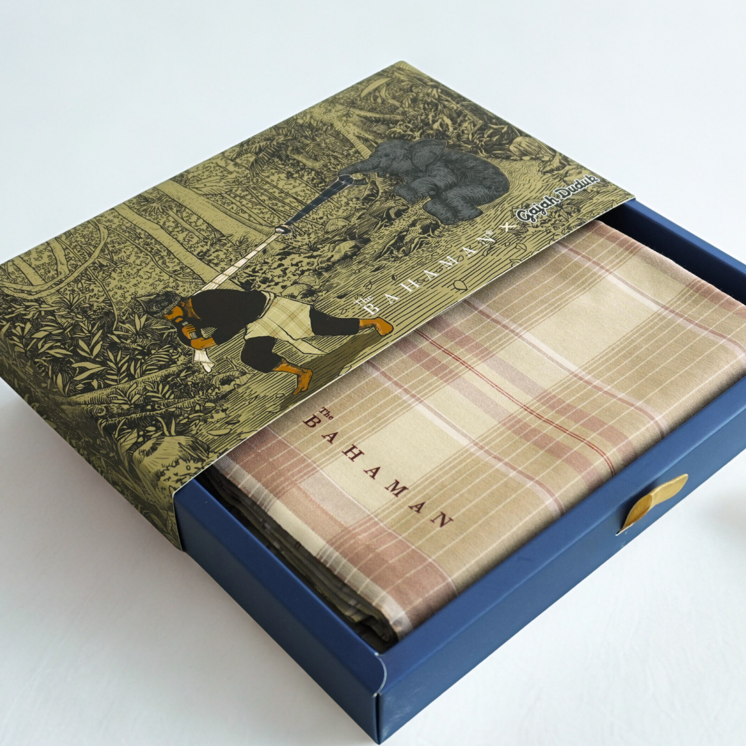 SAMPING PELIKAT THE BAHAMAN X GAJAH DUDUK -  BROWN 