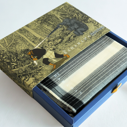 SAMPING PELIKAT THE BAHAMAN X GAJAH DUDUK -  CREAM 