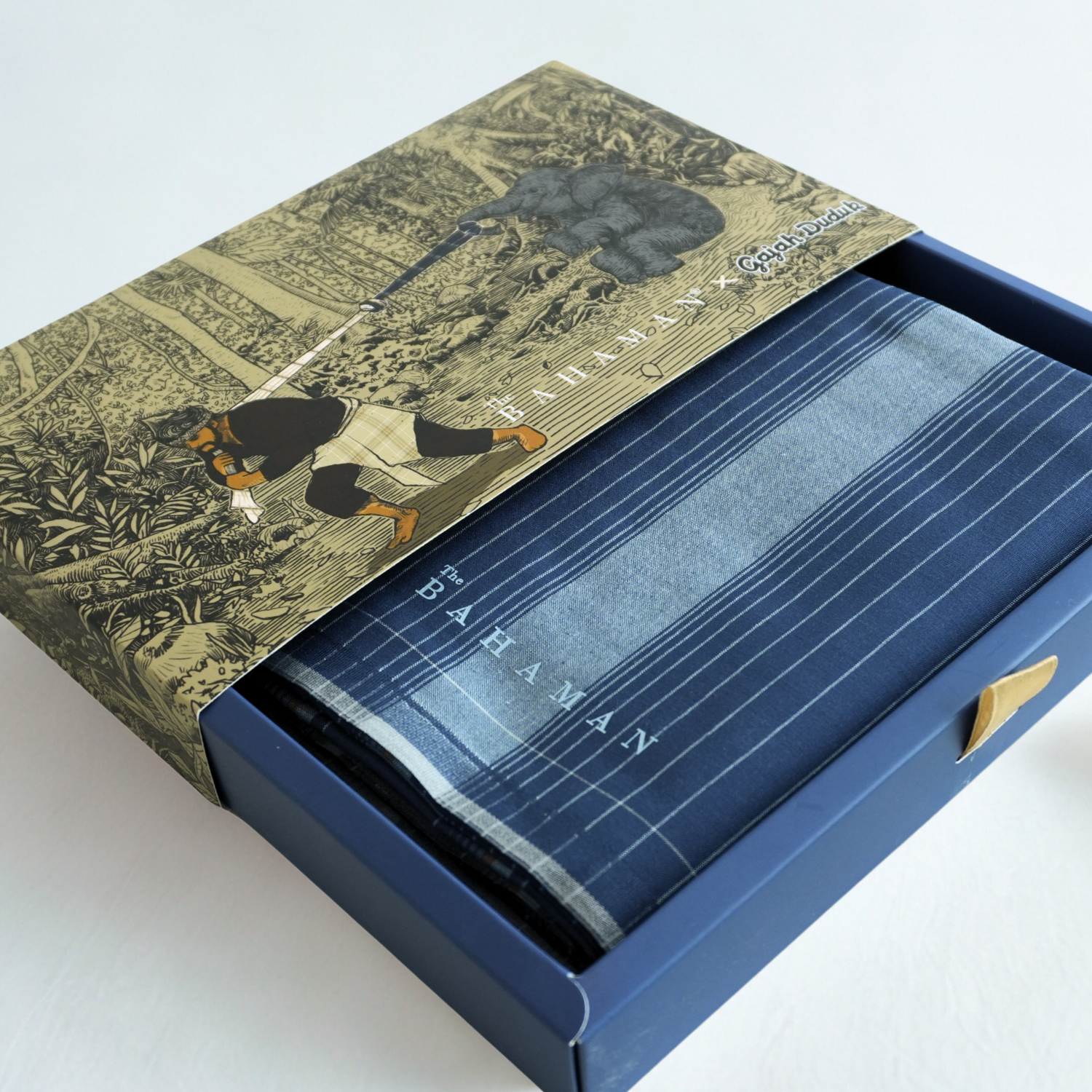 SAMPING PELIKAT THE BAHAMAN X GAJAH DUDUK -  BLUE