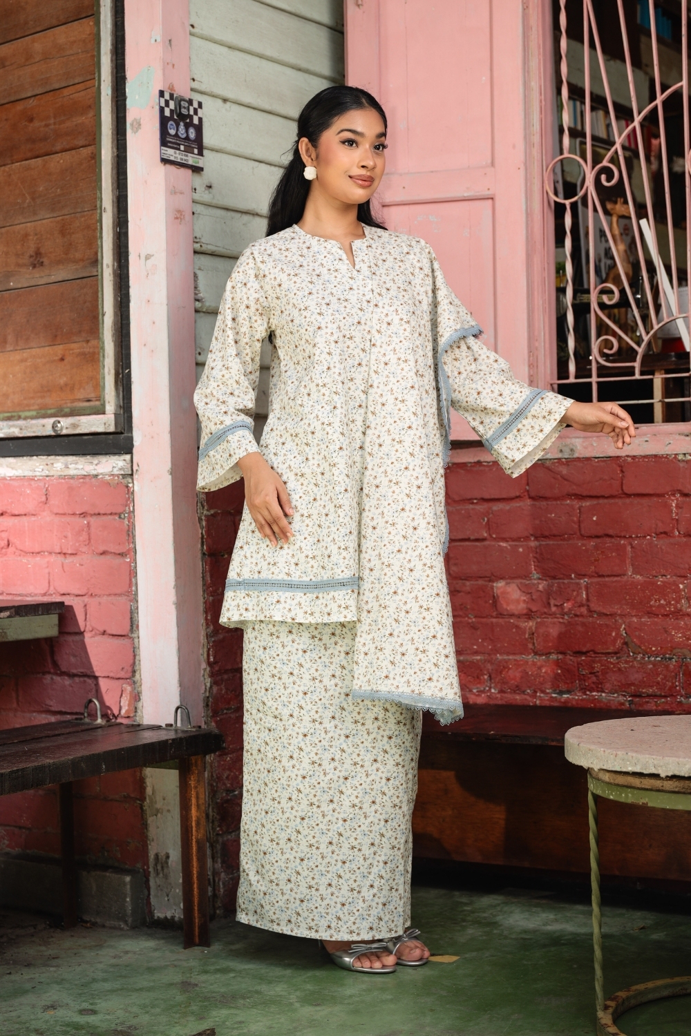 KURONG RUBIAH - SOFT BLUE