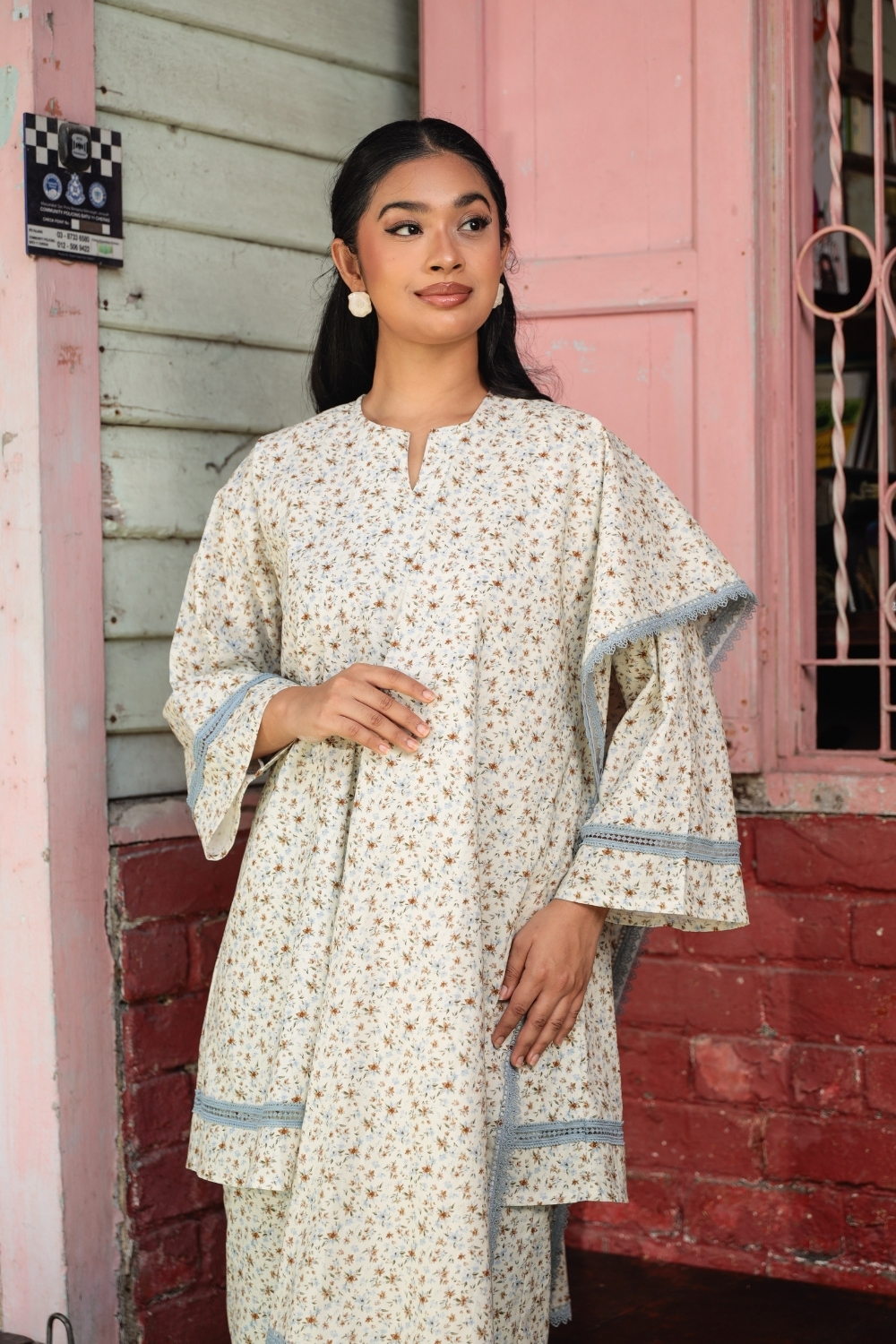 KURONG RUBIAH - SOFT BLUE