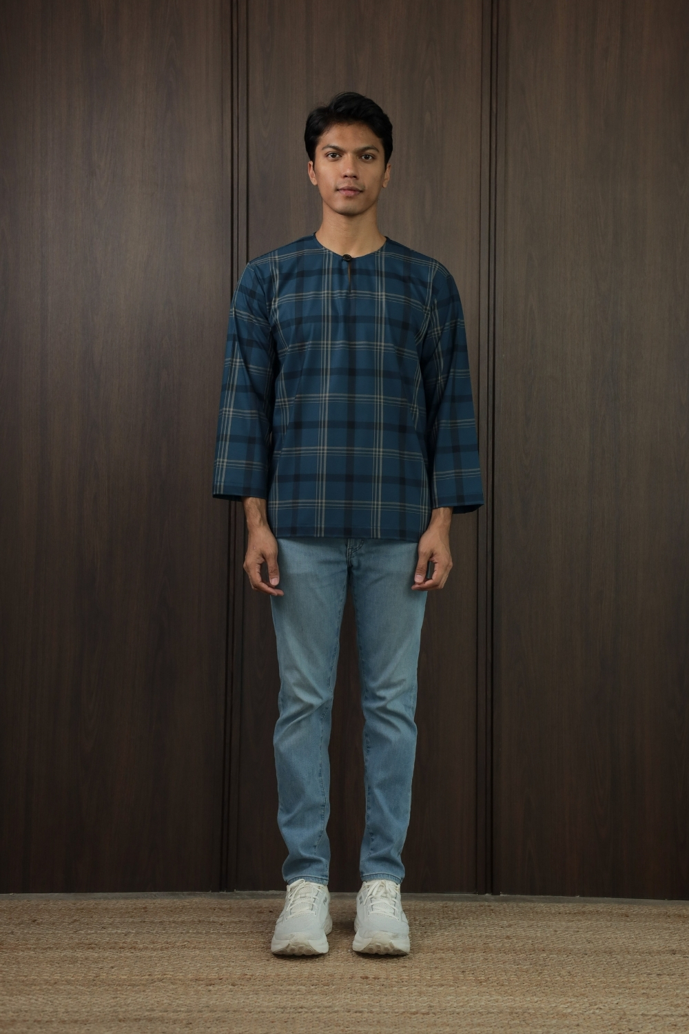 SAMPANA - CHECKED CLASSIC BLUE 