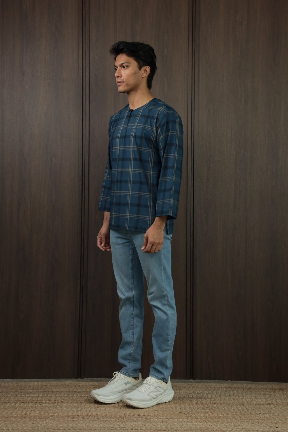 SAMPANA - CHECKED CLASSIC BLUE 