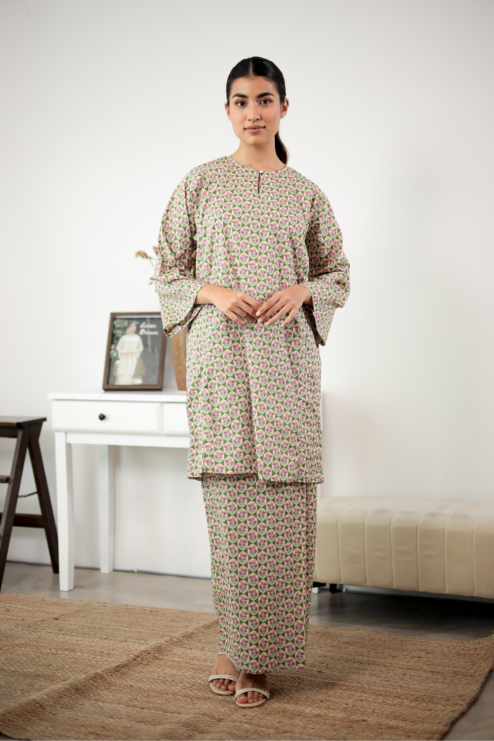 KURONG LELA - VINTAGE APPLE GREEN 