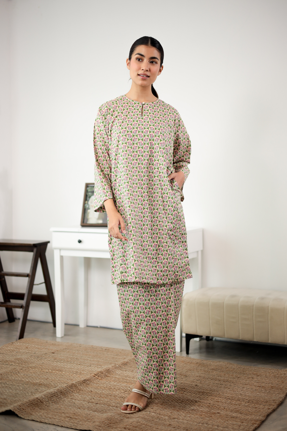 KURONG LELA - VINTAGE APPLE GREEN 