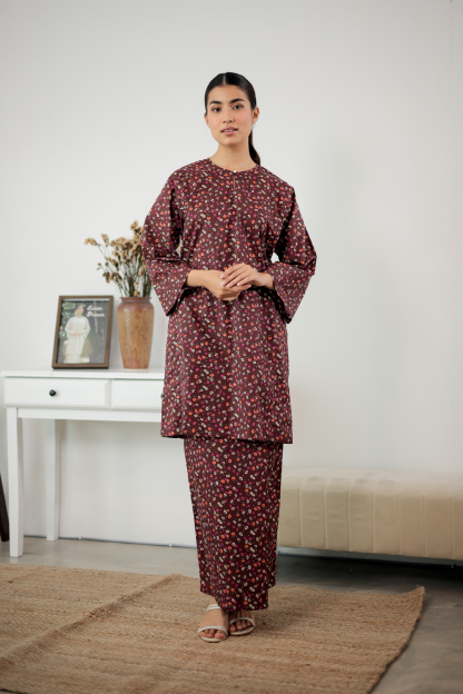 KURONG LELA - BROWN MIX FLOWER 