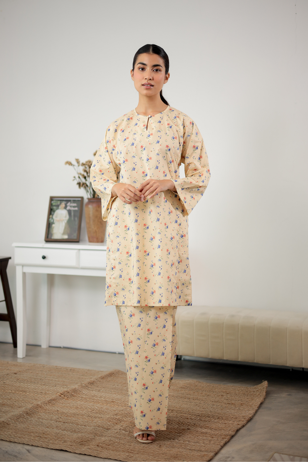 KURONG LELA - YELLOW CREAM 