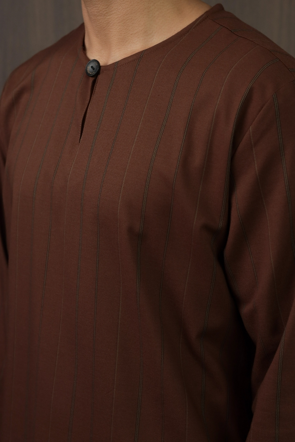 SAMPANA - STRIPE DARK BROWN