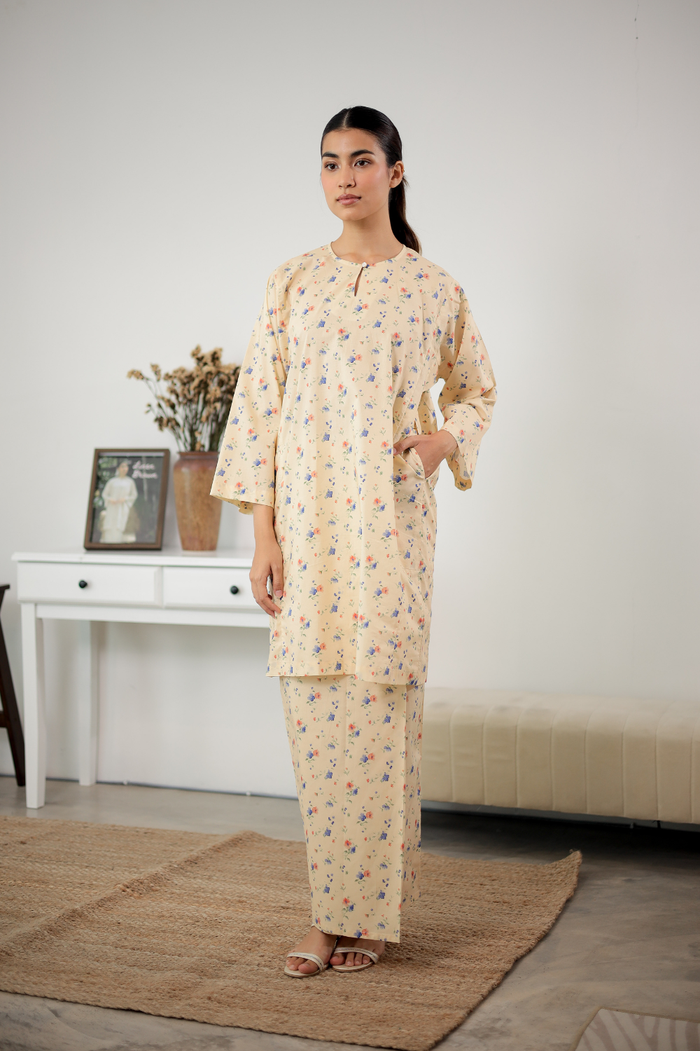 KURONG LELA - YELLOW CREAM 