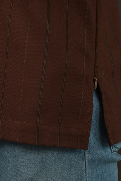 SAMPANA - STRIPE DARK BROWN