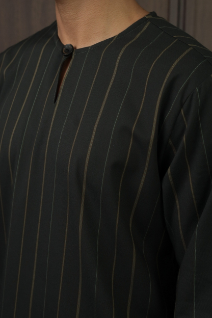 SAMPANA - STRIPE DARK GREEN 