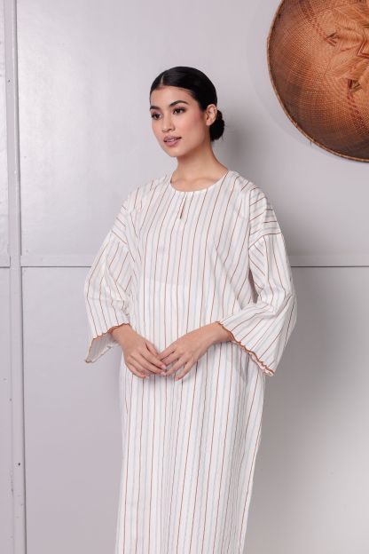 KURONG ZAINAB - STRIPE WHITE