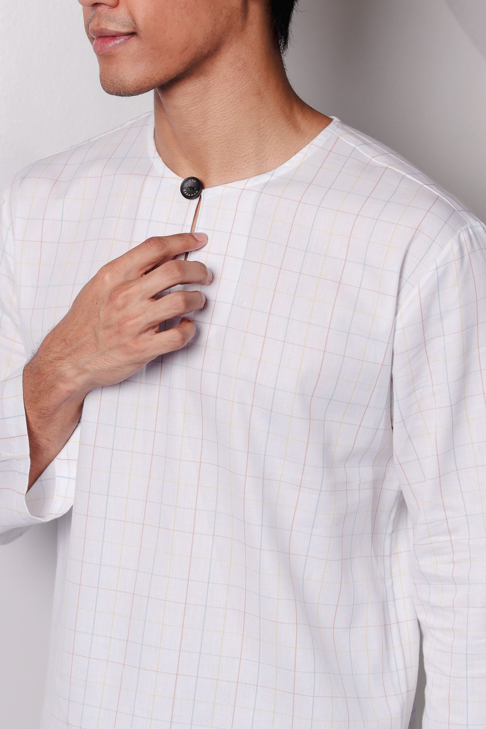 SAMPANA - CHECKED WHITE