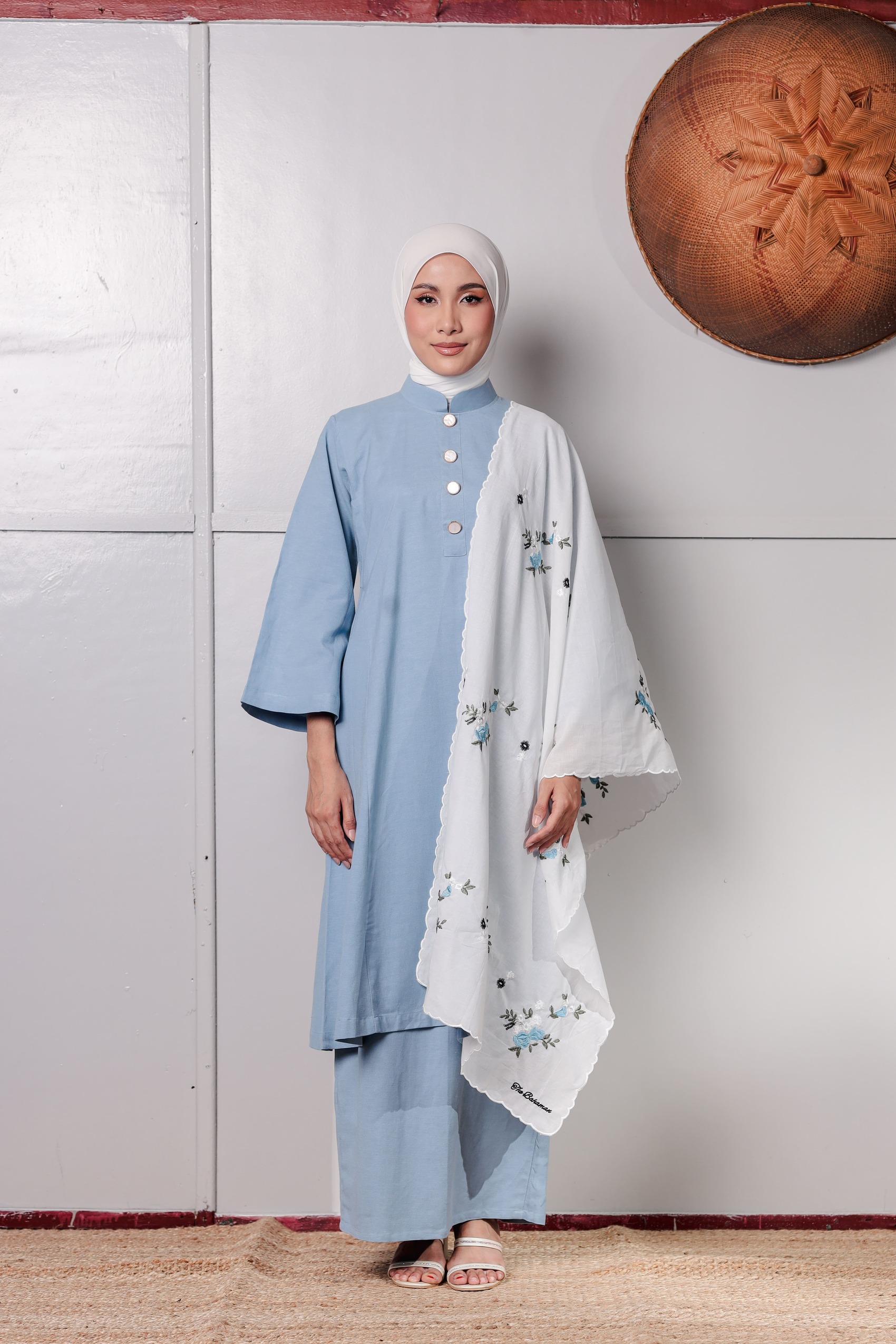 KURONG ROHANI - DUSTY BLUE