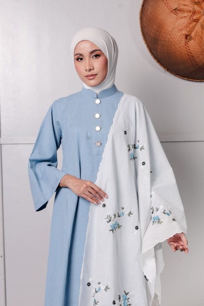 KURONG ROHANI - DUSTY BLUE