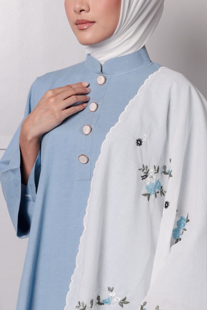 KURONG ROHANI - DUSTY BLUE