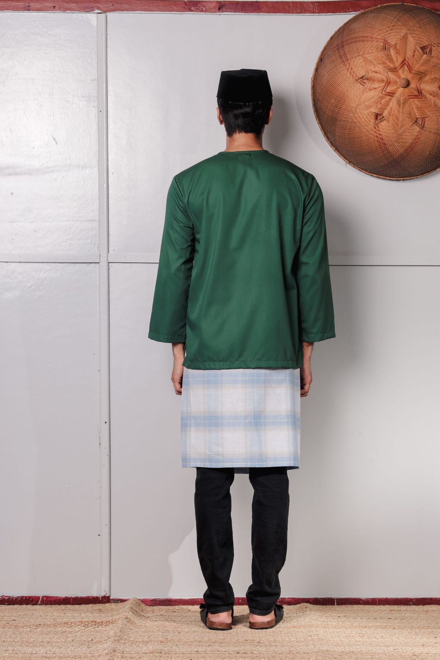 SAMPANA PLAIN - EMERALD GREEN
