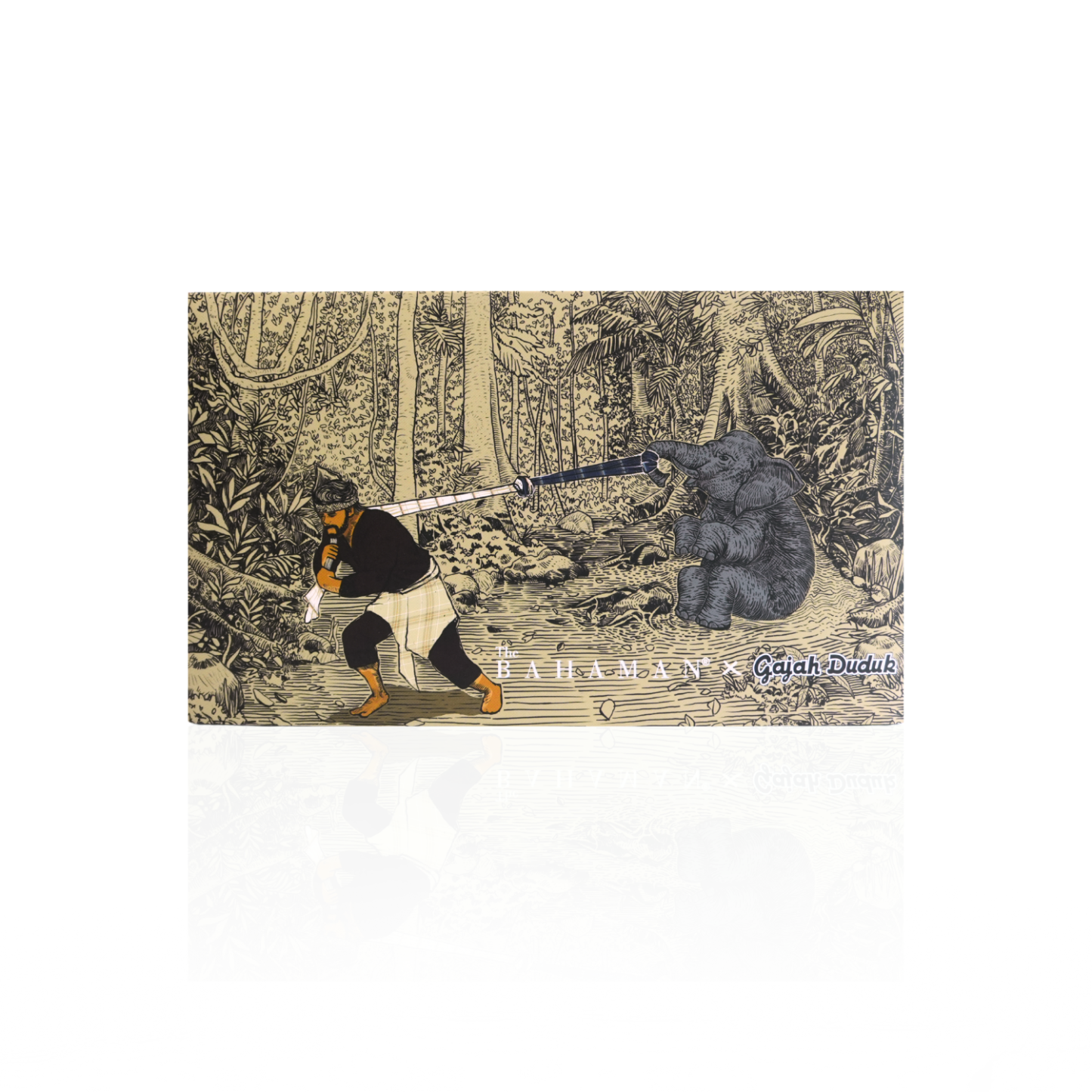 SAMPING PELIKAT THE BAHAMAN X GAJAH DUDUK -  BLUE