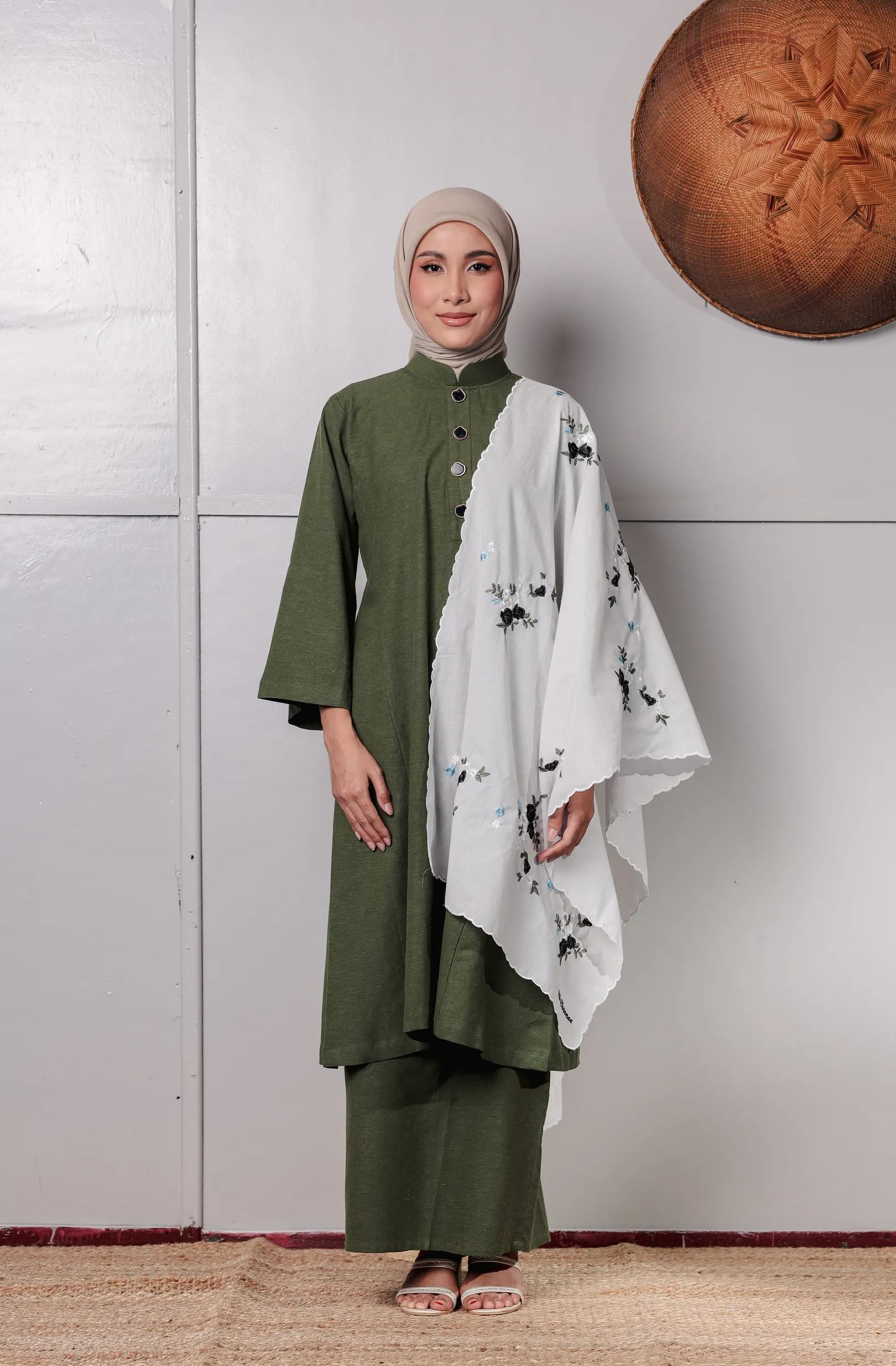 KURONG ROHANI - ARMY GREEN