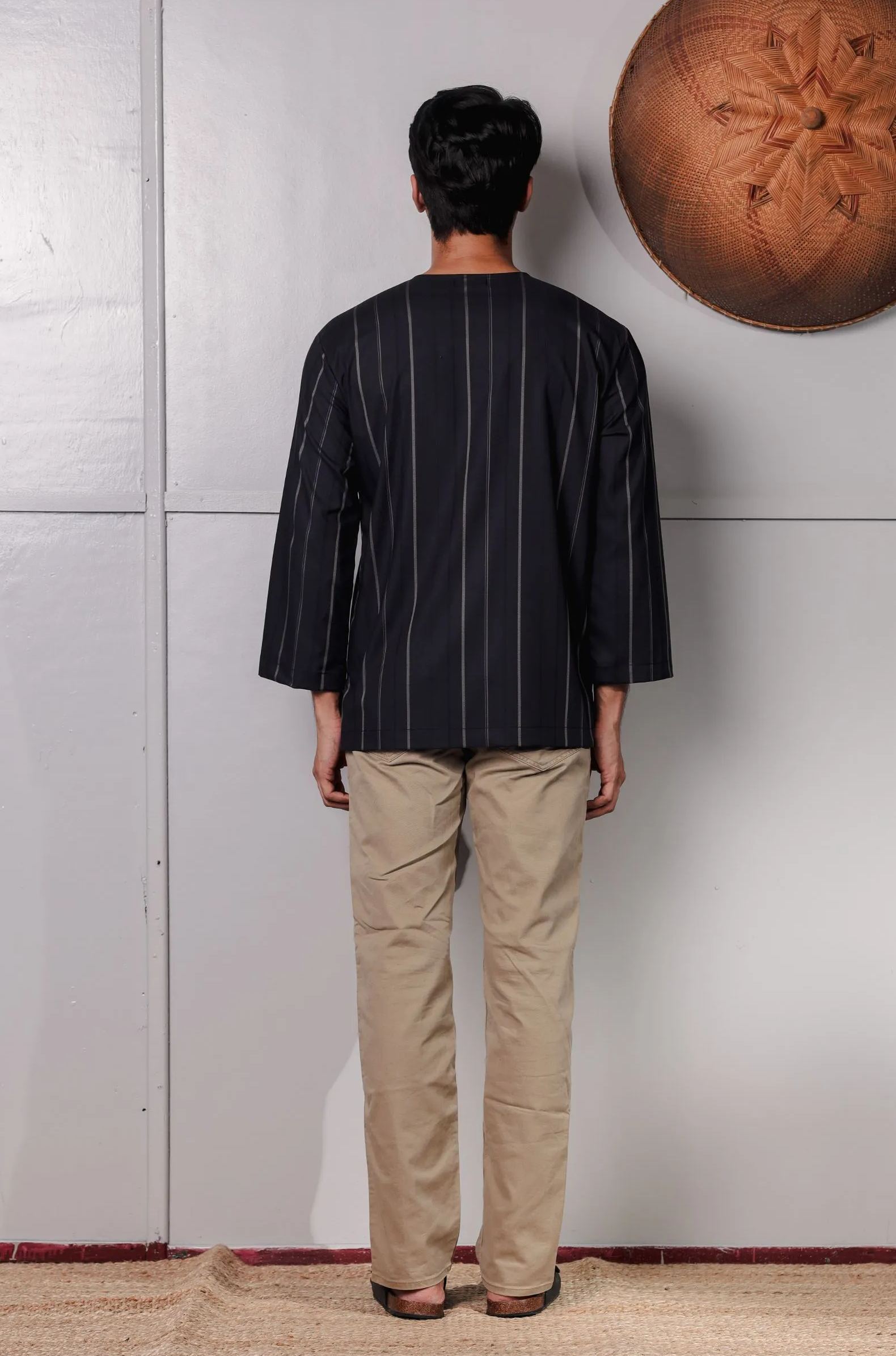 SAMPANA - STRIPE DARK PURPLE