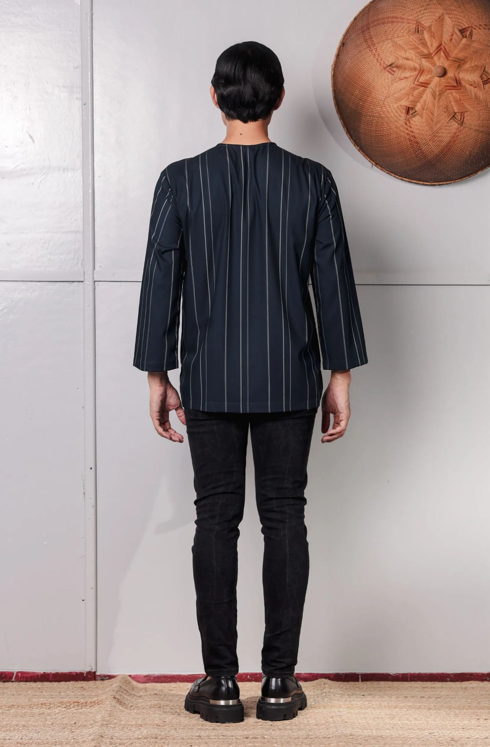 SAMPANA - STRIPE NAVY BLUE