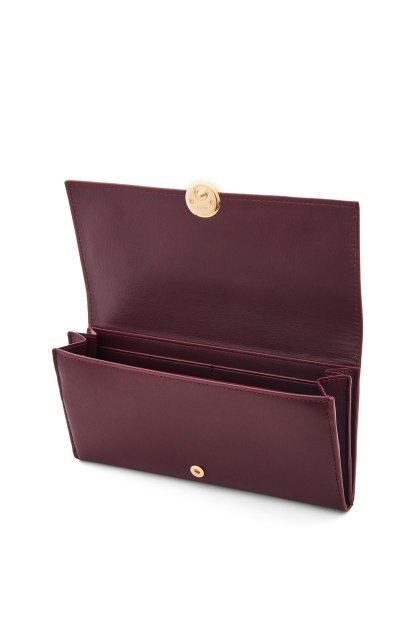 ぺブル コンティネンタル ウォレット（シャイニーナパカーフ）