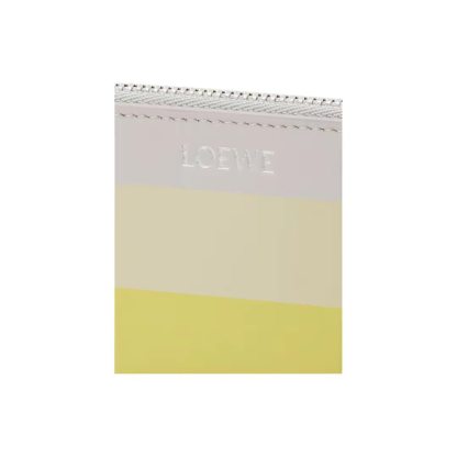 LOEWE x Albers コラボ スクエアパターン カーフレザー ウォレット