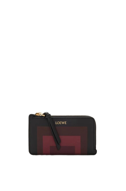 LOEWE x Albers コラボ スクエアパターン カーフレザー ウォレット