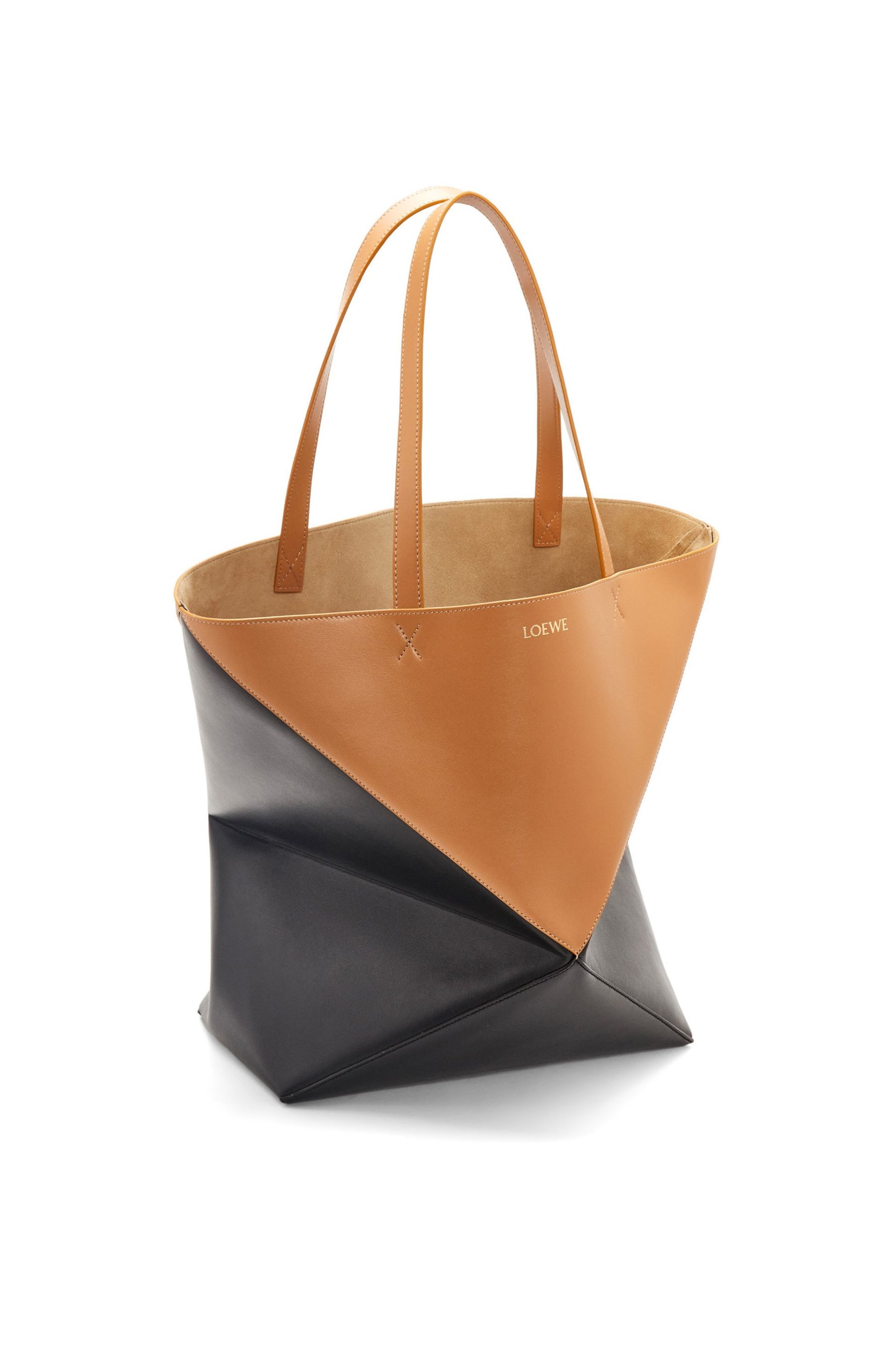 パズルフォルド トート ラージ（シャイニーカーフ）