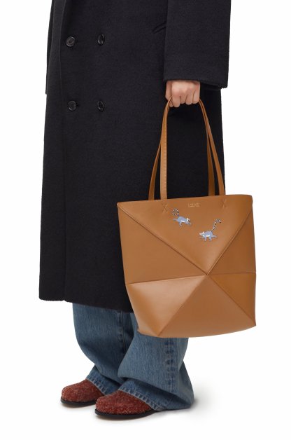 ワオキツネザル パズルフォルド トート（シャイニーカーフ）