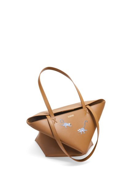 ワオキツネザル パズルフォルド トート（シャイニーカーフ）