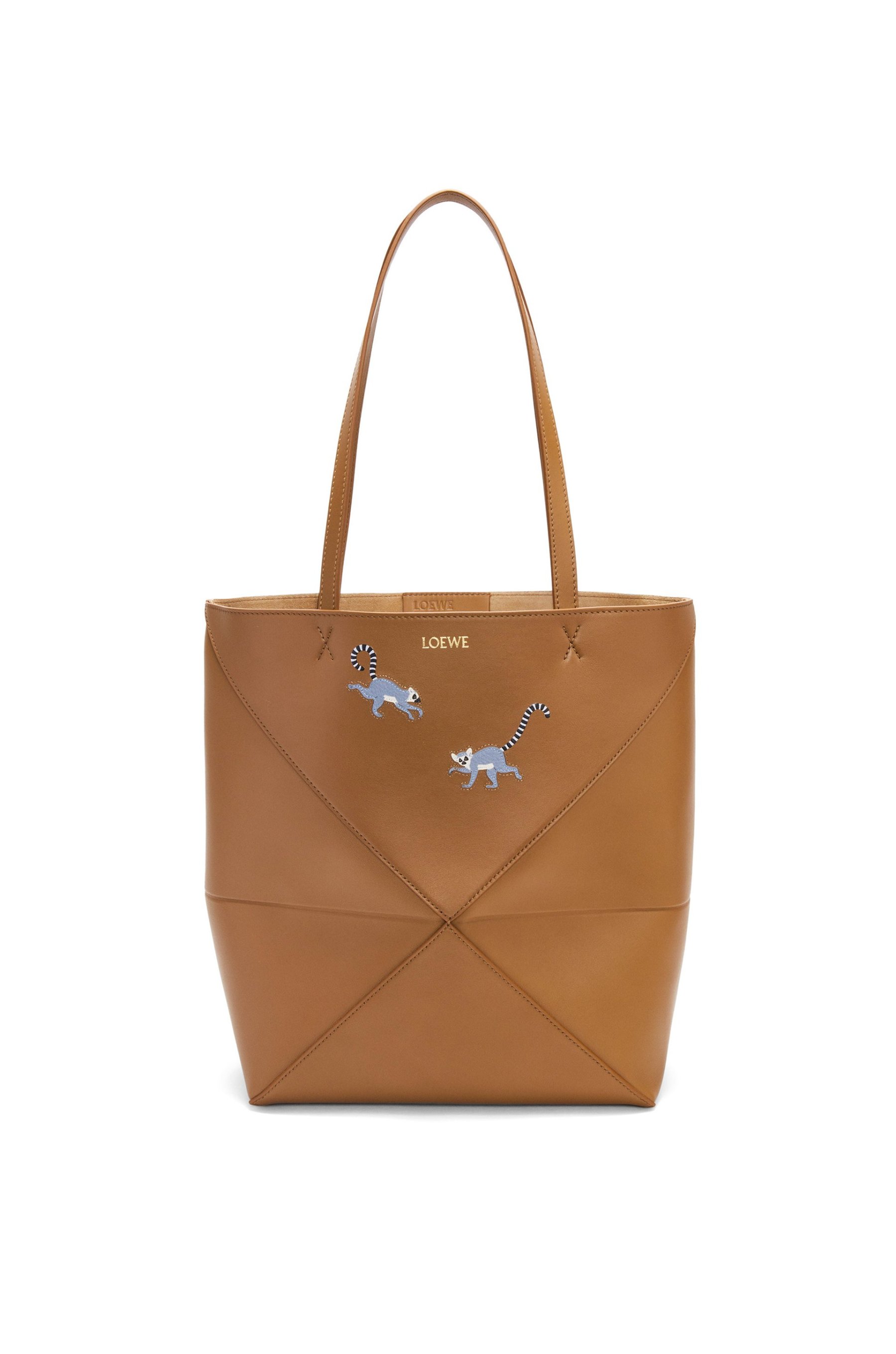 ワオキツネザル パズルフォルド トート（シャイニーカーフ）