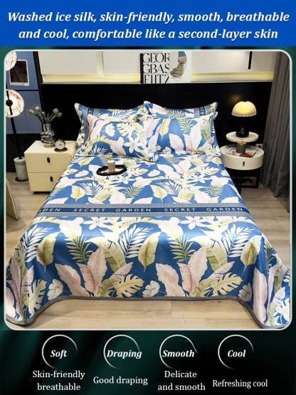 Ice Silk Cooling Mat 3 Piece Set