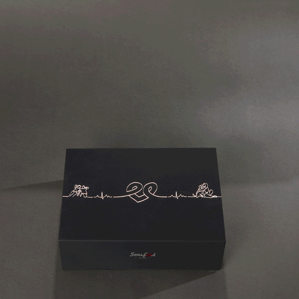 صندوق هدايا سوفييل لإضاءة ليلية خشبية ثلاثية الأبعاد - 